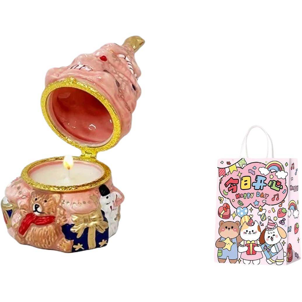 Свеча подарочная Ops Friday Bear Wishing Tree - Boxette Shop